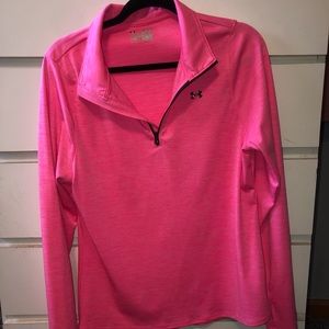 UnderArmour Hot Pink Heat Gear workout Top